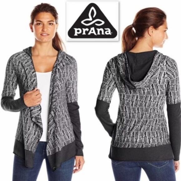 Prana Sweaters - Prana womens S graceful wrap hooded cardigan